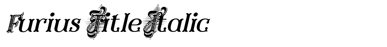 Furius Title Italic